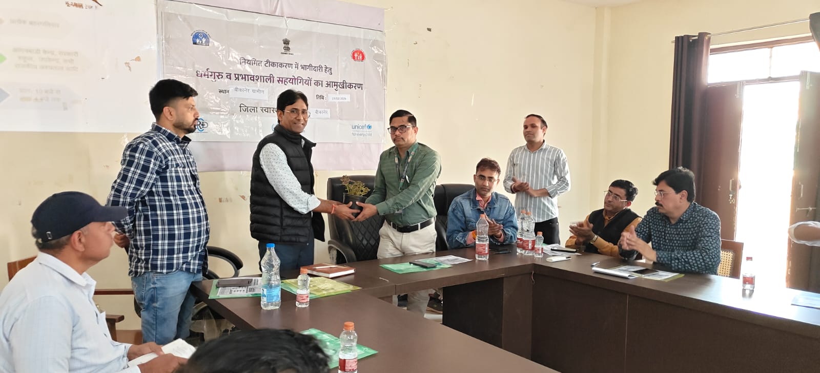 बीकानेर ग्रामीण ब्लॉक में नियमित टीकाकरण के प्रति जागरूकता बढ़ाने ज