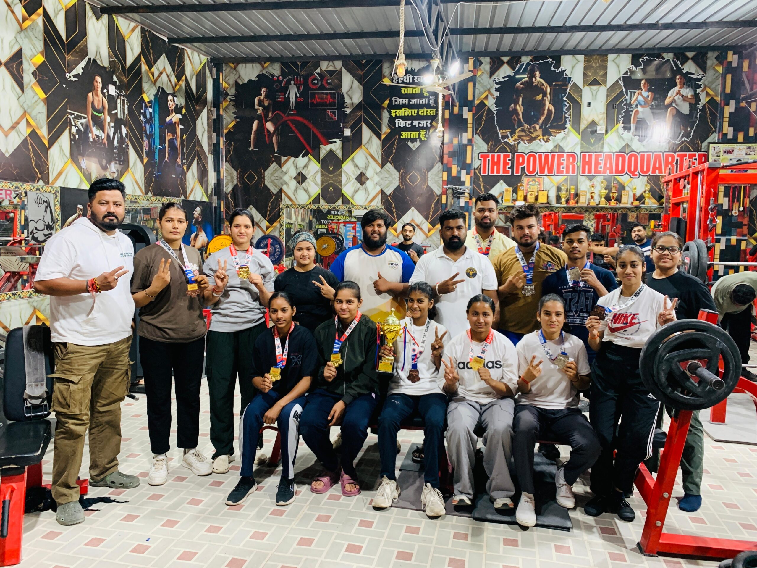 राज्य स्तरीय पावरलिफ्टिंग प्रतियोगिता में बीकानेर की सब जूनियर महिला रही चैंपियन