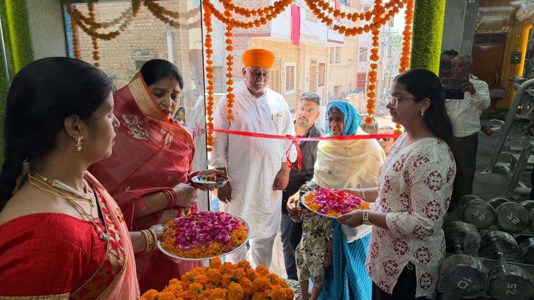 शहरी क्षेत्र मे नया फिटनेस जिम शुरू : विधायक व्यास ने किया पीएलएस जिम का उद्घाटन