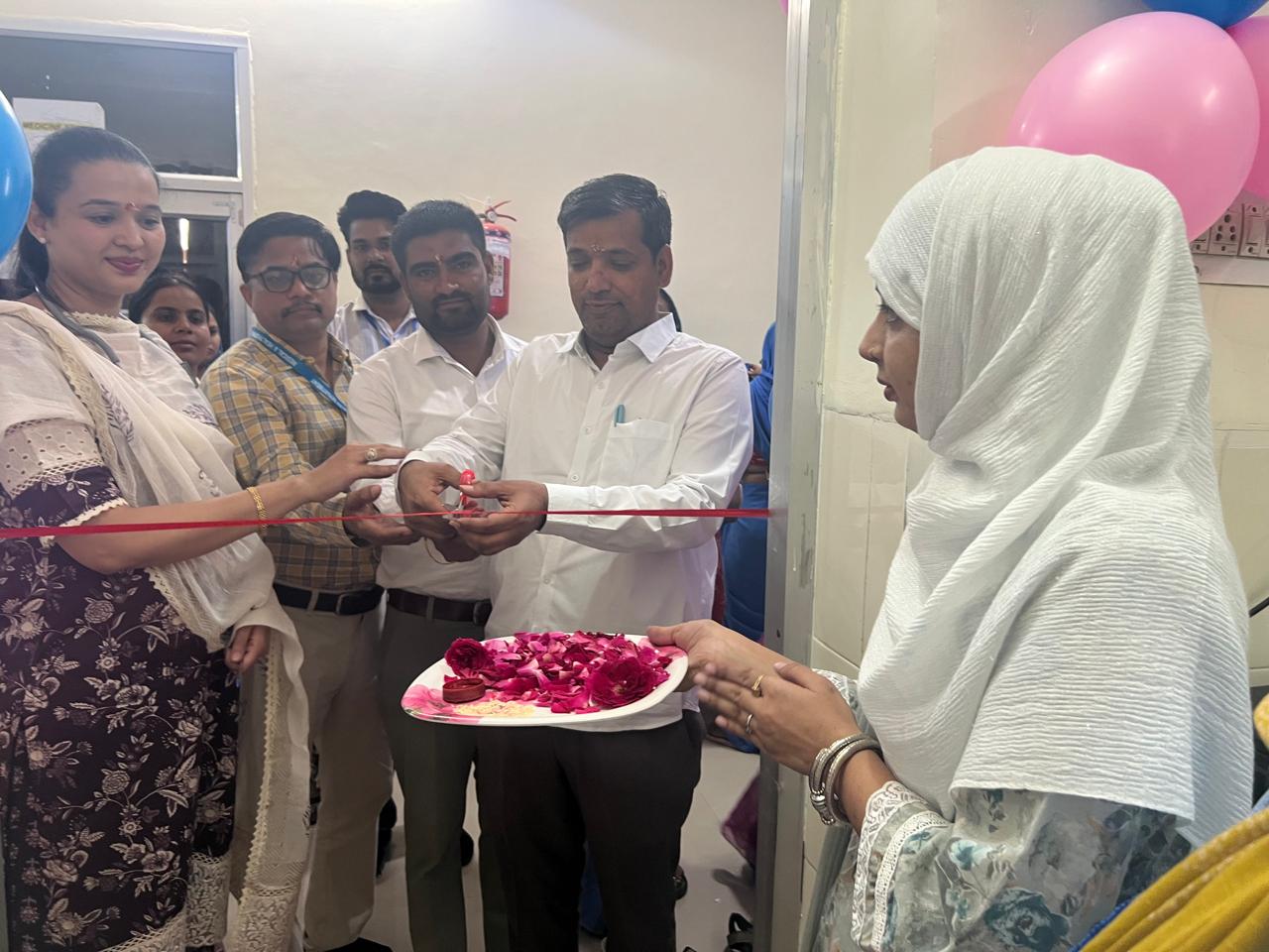 टीकाकरण केंद्र का उद्घाटन: अब खेल-खेल में होगा बच्चों का टीकाकरण