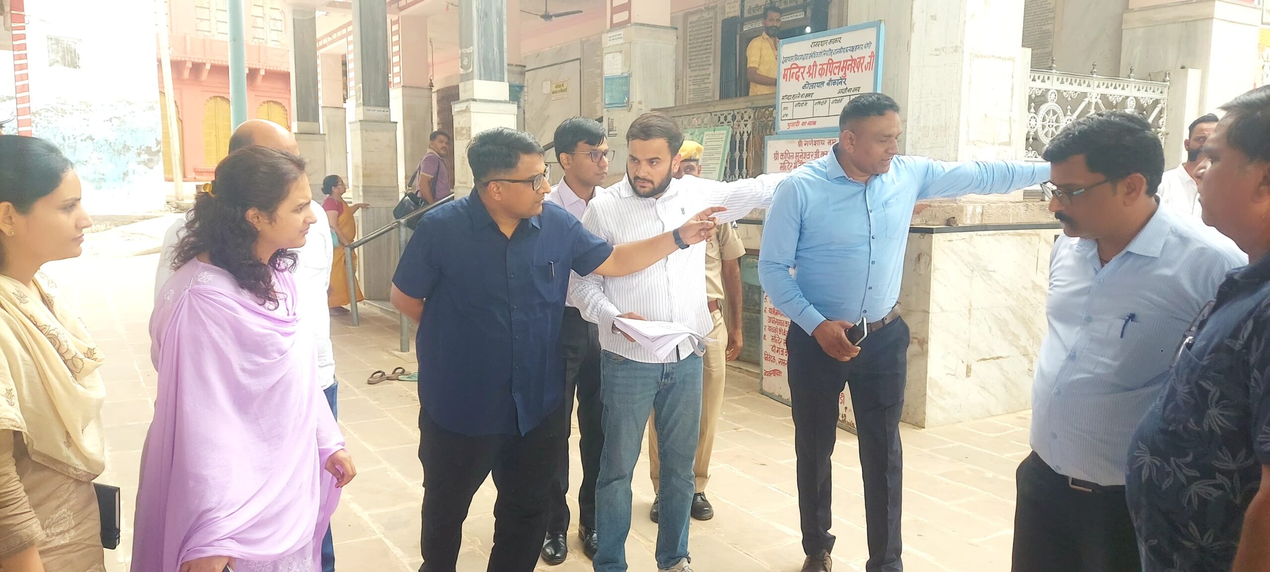 जिला कलक्टर निशांत जैन ने कोलायत क्षेत्र के विभिन्न सेवा शिविरों का किया निरीक्षण