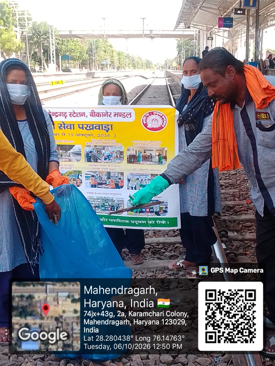 स्वच्छता पखवाड़ा- 2026″ के तहत बीकानेर मंडल के विभिन्न स्टेशनों पर ट्रैक एवं आसपास के क्षेत्रों की गहन सफाई* 